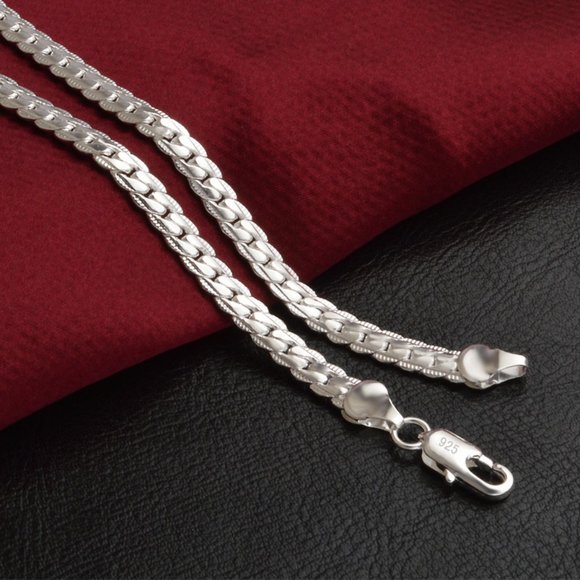 NEW 20'' 925 Sterling Silver Snake Chain Necklace - Picture 6 of 7